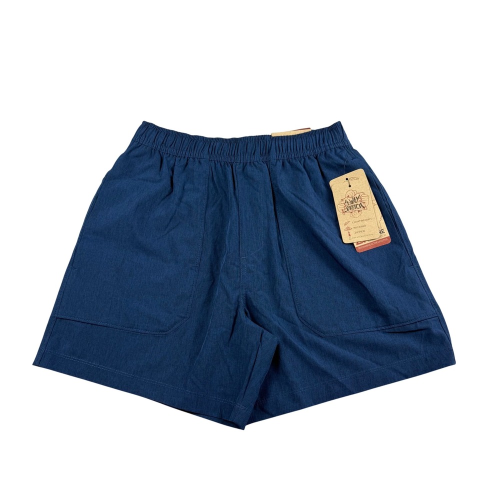Tec-One Mens S Explorer Shorts Blue 5" Inseam Stretch Lightweight Active‎ Hiking